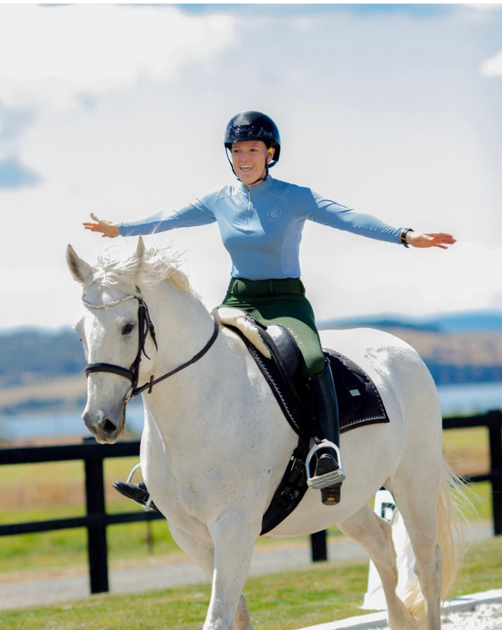 Mesh Base Layer - Cornflower Long Sleeve