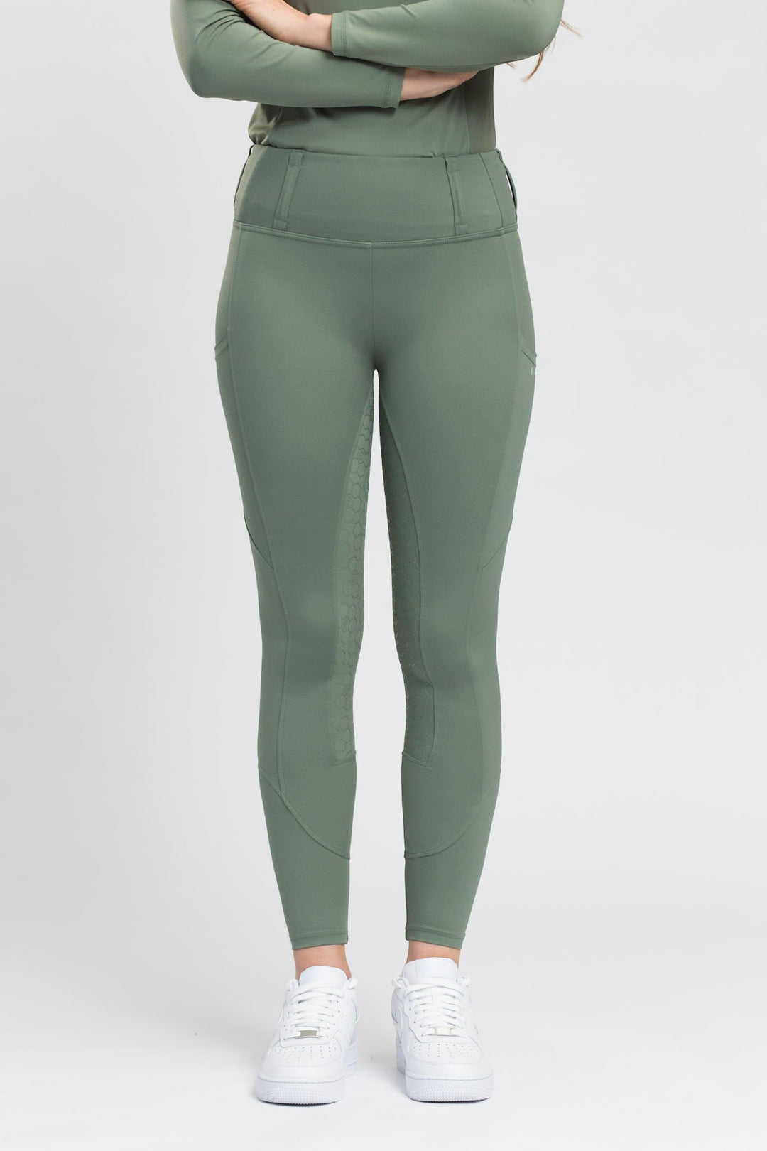Sage Collective Smudge High Rise 7/8 Leggings In Potting Soil